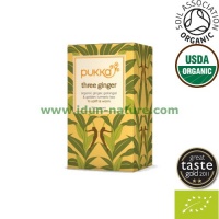 Infusi�n ecol�gica de jengibre Three Ginger PUKKA